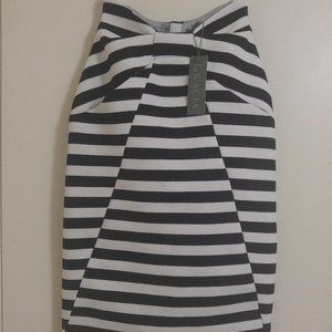 🍸 Gracia High Waist Stripe Bow Skirt 🍸